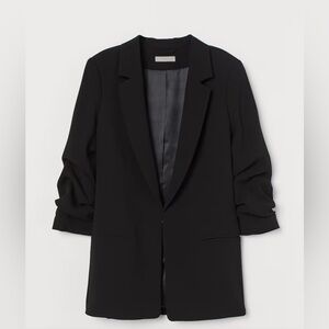 #92 H & M JACKET WITH GATHERED SLEEVES